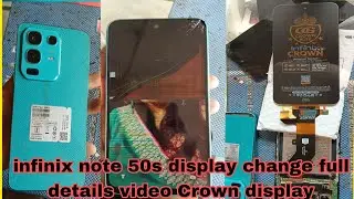 How to open Infinix note 50s display change full details #moblie #infinix #matrola #brokenfix