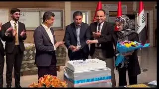ڕێزلێنانی قوتابیانی قۆناغی چوارەمی بەشەکەمان لە مامۆستایانی بەش ٢٠٢٣-٢٠٢٤