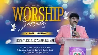 KBC Live | Telugu Service | Rev.Dr.T.G.Sunil Kumar | 04/01/2026 | 10:30 AM