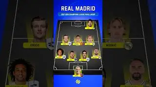 Legendary Real Madrid 2017 lineup 🤩 #realmadrid #championsleague