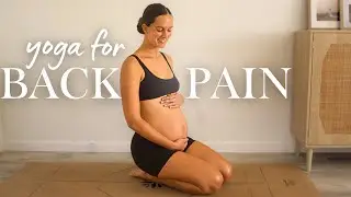 Motherhood | Pregnancy Yoga for Back Pain for All Trimesters | 15 Minute Prenatal Yoga Flow