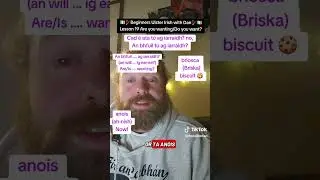 Beginners Ulster Irish with Dan ( Lesson 19) Are you wanting, what do you want?