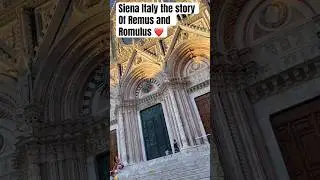Siena. The story of Remus and Romulus by our 9 year old tour guide #siena #italy #remus #romulus