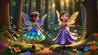 Three Sparkly Fairies Dance in a Ring | Magical Counting Song for Kid | Nursery Rhymes and Baby Song