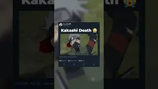 Kakashi Death 😭【Copy Ninja Kakashi Hatake】#shorts #kakashi