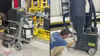 Quick Lube redone in durable, slip resistant, Flake Epoxy flooring!! A Must See!!
