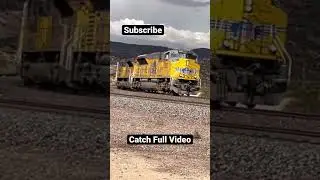 Powerful UP 3055 EMD SD70AH-TIER 4! Union Pacific Unit Coal Train! Mormon Rocks, Cajon Pass. 4KHDR