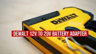 Dewalt 12v to 20v Battery Adapter: Work with all DEWALT slide style battery packs