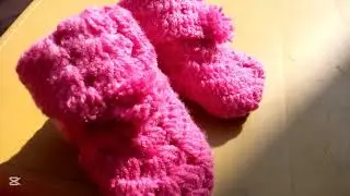 How to crochet baby shoes | Super easy crochet knit baby shoes pattern for beginners | Crochet shoes
