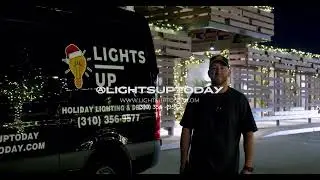 The Private Suite LAX Holiday Decorations by Lights Up