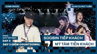 SOOBIN tiếp khách, Mỹ Tâm tiễn khách tại Hozo City Tết Fest 2025 | Come Inside - Nghe. Like. Why?