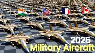 Military Aircraft Power 2025 💪✈️ | Strongest Air Forces
