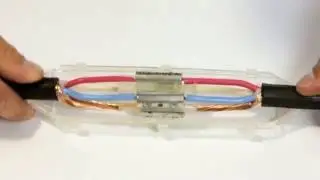 Raychem LV multicore resin joint