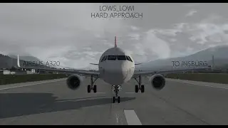 TO INSBURG/HARD LANDING/A320/LOWS-LOWI/4K/Enhanced Skyscapes/VULKAN