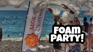 Mukarnas Resort & spa Turcja Foam party Piana party Impreza na plaży