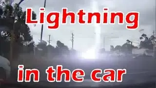 Car Crash Lightning struck the car