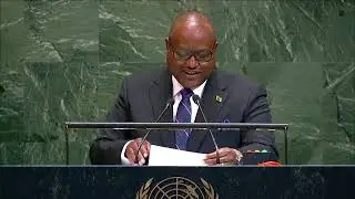 Zambia's Foreign Minister Hon. Mulambo Haimbe delivers a resolute address at UNGA 2025 #AfricanVoice