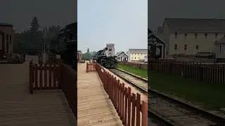 steam engine. Calgary Heritage Park. Calgary #calgary #livegiveandtravel #alberta #youtubeshorts