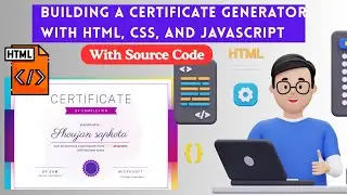 Create a Custom Certificate Generator with HTML, CSS & JavaScript  Full Tutorial  @Learnwithshoujan