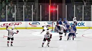 NHL 11 Gameplay | Be A Pro Goalie Mode
