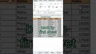 automatically update in your data in excel #Exceltips #shortsvideo #excel #ytshorts #shortsvideo