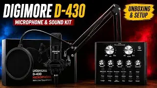 DIGIMORE D-430 Microphone & Sound Kit Unboxing & Setup 🔥🔥🔥 @Tanmoyology