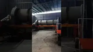 Gofine rotary drum churning granulation organic fertilizer processing making plant