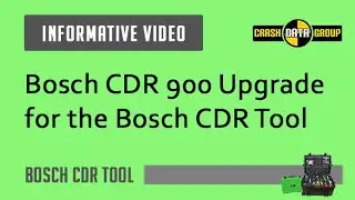 Bosch CDR 900 Upgrade for the Bosch CDR Tool