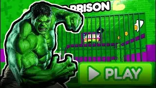 🟢 Escape from Hulk&rsquo;s Prison #hulk #marvel #roblox 