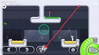 SSG3 | Super Stickman Golf 3 | Shield Land | Clean Ball + Gold Star