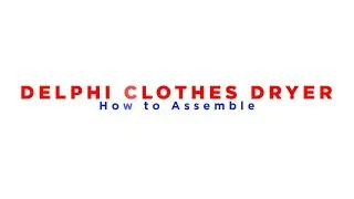 How To Assemble Maier Delphi Height Adjustable Clothes Dryer Rack