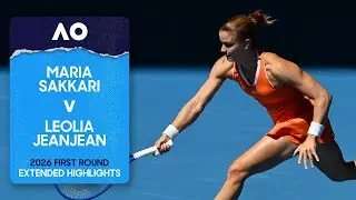Maria Sakkari v Leolia Jeanjean Extended Highlights | Australian Open 2026 First Round