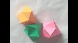 #tam_art #origamipaperart #paperdiamond  how to make paper Diamond | easy paper art  |simple art
