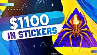 Invested $1100 in Operation Shattered Web STICKERS in CS:GO - How much PROFIT? Investments 2020
