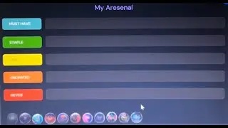 My Arsenal Tier List!