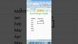 Excel - Magic Graph #exceltricks #excelchart #excelgraph #shorts #chart #magicgraph #magicchart