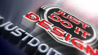 Just Do It Design 3D Flying Logo Reveal