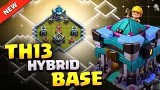 Are SPREAD OUT Bases the NEW META? 🤯 Town Hall 13 Hybrid (Trophy/Farm) Base Link