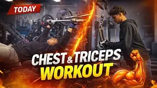 Heavy Chest & Triceps Workout 💥 | Gym Motivation