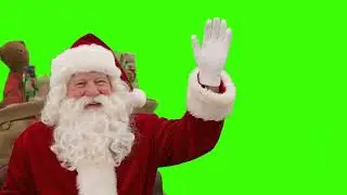 FREE HD Green Screen - SANTA AND REINDEER COMPILATION
