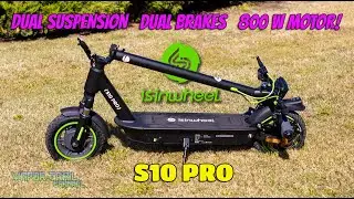 isinwheel S10 PRO eScooter - FASTEST / Most Comfortable In Class? 28mph Top Speed!