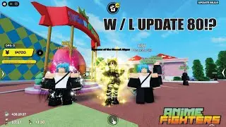 W Or L Update 80 !!?? 4 New Codes!!! Anime Fighters Simulator
