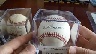 Baseball Card Castle New Years Sale 1 of 3 1960 Pirates Signed Baseballs Cheney Francis Barone