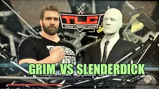ГРИМС ТОЙ ШОУ против СЛЕНДЕРМЕНА WWE 2K16 TLC PPV Матч в стальной клетке PS4 Геймплей
