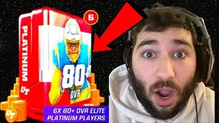 OPENING INSANE 6 80+ PLATINUM PACK!!!!! SO MANY COINS!!! MADDEN 23 ULTIMATE TEAM