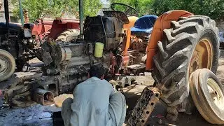 Engine Restoration FIAT-640 New video Trailer Tractor Repairing #tractor #engine