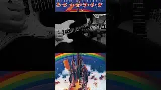 RAINBOW - Catch the rainbow (isolated intro guitar cover) #shorts #rainbow