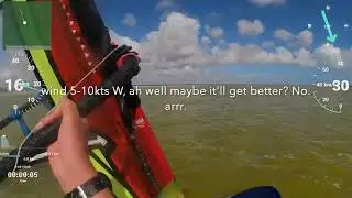 2025 01 16 windsurfing at Lake George on a slo  slo day lol