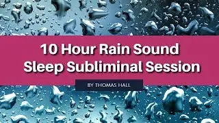 Calm & Confident Public Speaking - (10 Hour) Rain Sound - Sleep Subliminal - By Minds in Unison