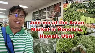 Welcome and join me at the Asian Market in Honolulu, Hawaii, USA!